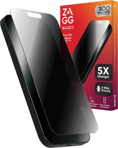 ZAGG Glass Elite Privacy Screen Protector for iPhone 17 Pro Max