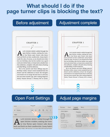 Remote Control Page Turner for Kindle Paperwhite Scribe Oasis Accessories