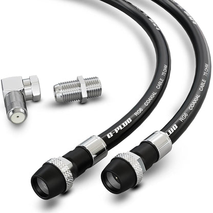 G-PLUG 200FT RG6 Coaxial Cable Extender - Coax Cable Cord, Triple Shielded