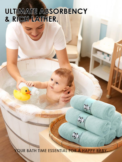 HIPHOP PANDA Soft Baby Washcloths, 2-Layer, 30 Pack Newborn Gift Set