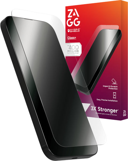 ZAGG Glass+ Screen Protector for iPhone 17