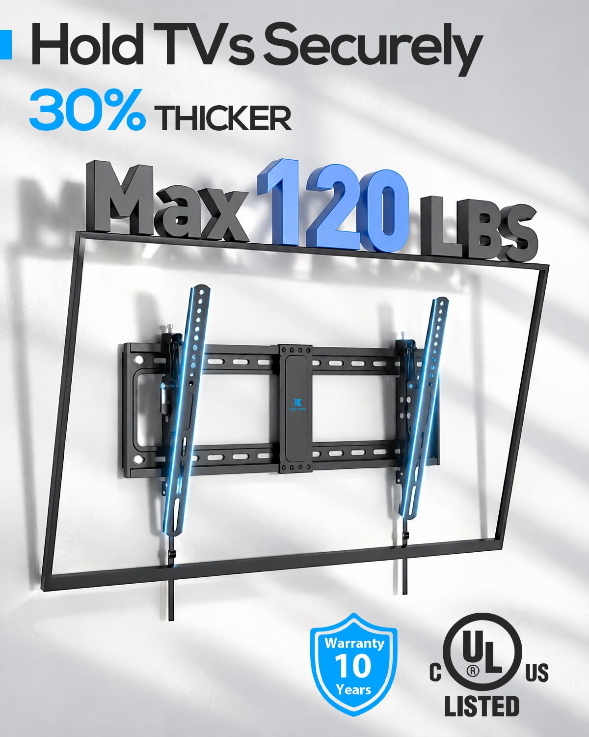 Fixed TV Wall Mount Bracket for 50 55 65 70 75 85 86 Inch TVs