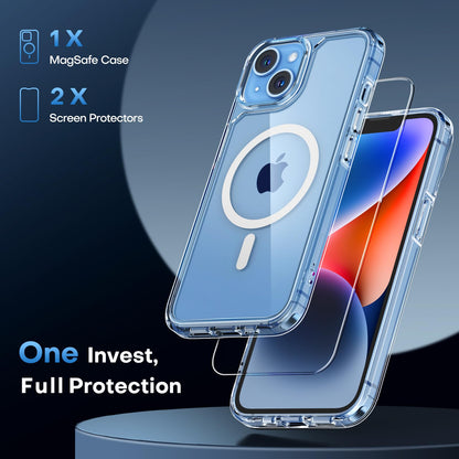 TAURI for iPhone 16 Pro Case, Compatible with MagSafe, Clear