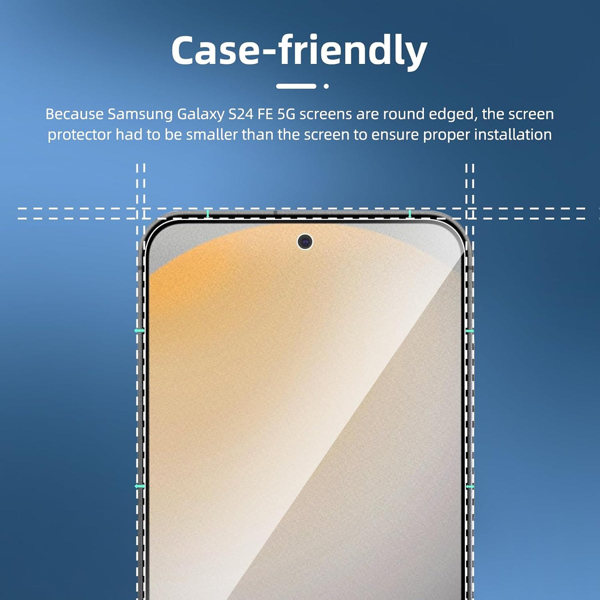 NEW'C for Samsung Galaxy S23 6.1" (SM-S911),Screen Protector Tempered Glass