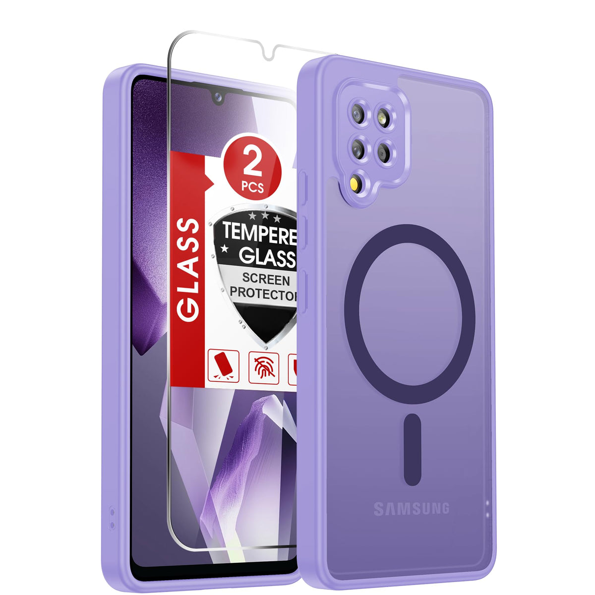 LeYi for Pixel-8A Phone Case: MagSafe Fit & Screen Protector Crystal Clear
