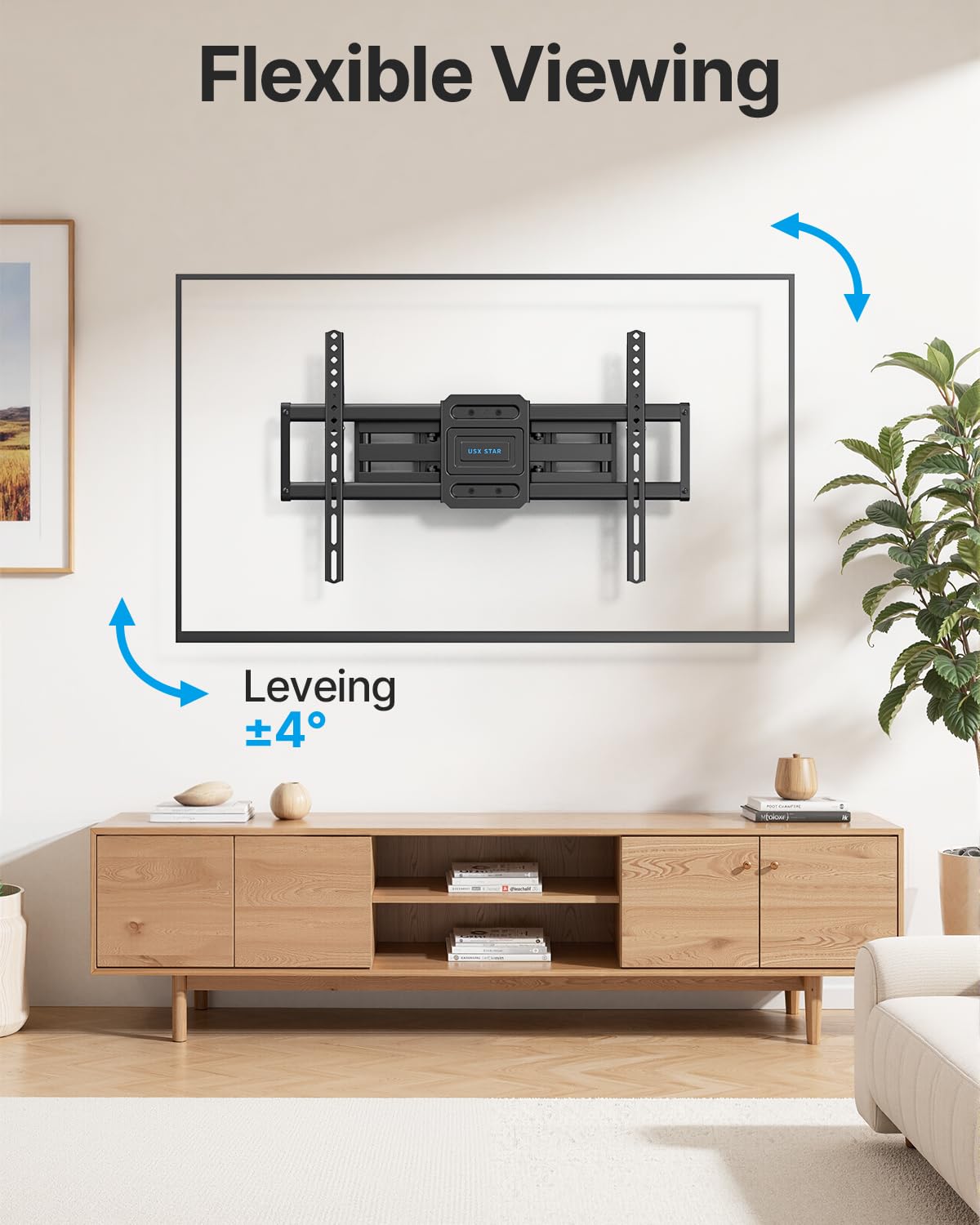 Fixed TV Wall Mount Bracket for 50 55 65 70 75 85 86 Inch TVs