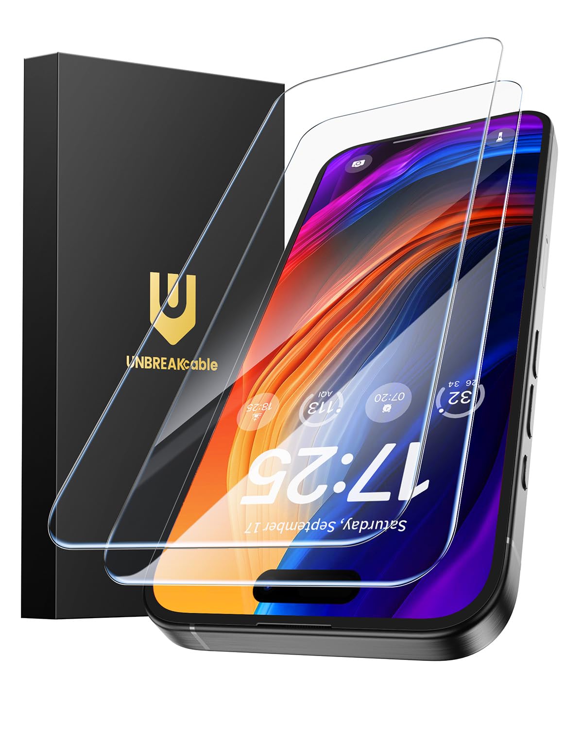 UNBREAKcable 2-Pack Screen Protector for iPhone 14 Plus/13 Pro Max