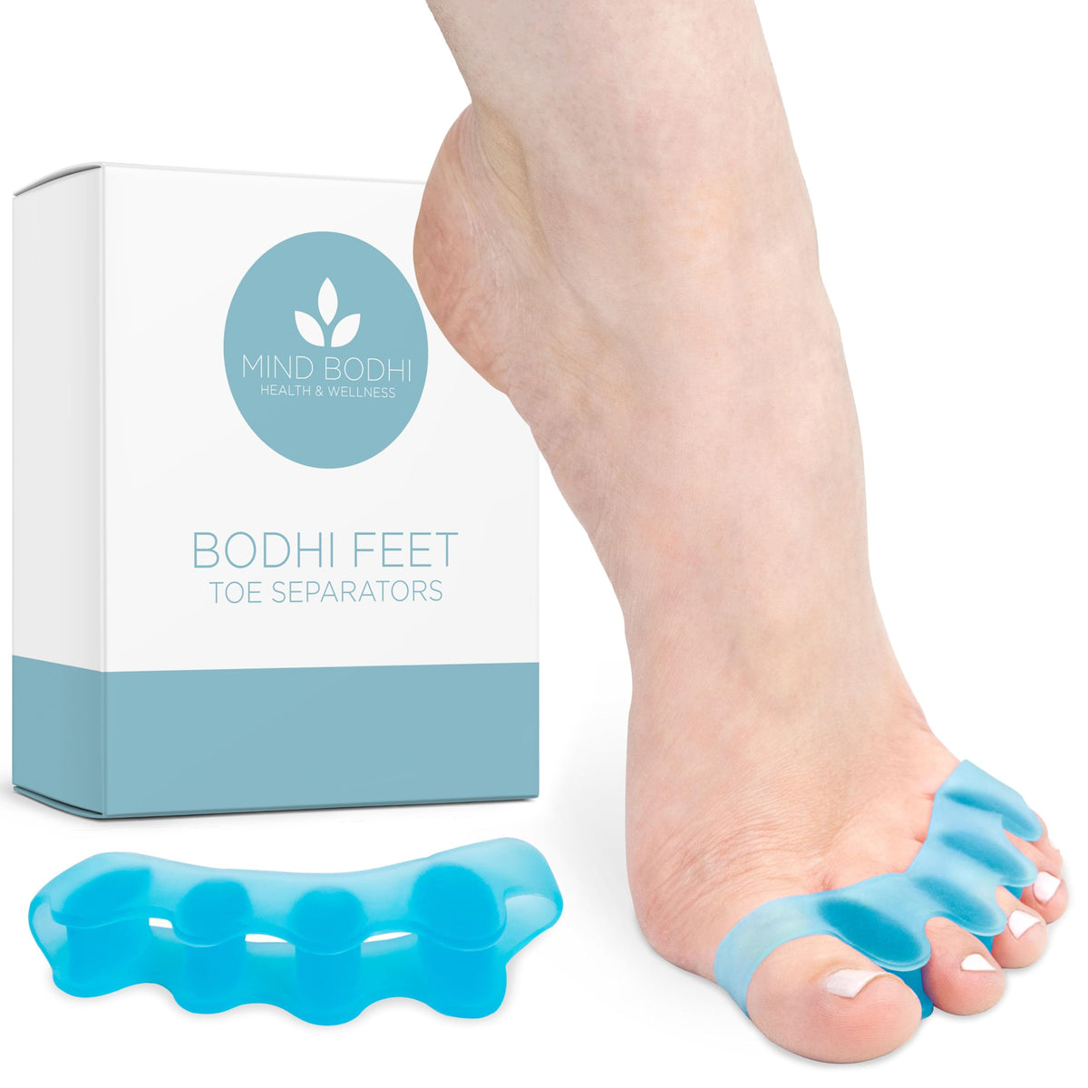 Mind Bodhi Toe Separators/Toe Spacers - Men & Women - Large Size - Blue