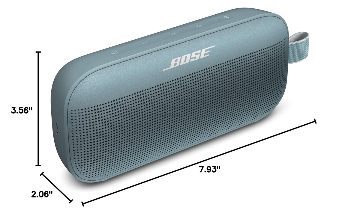 Bose SoundLink Flex Bluetooth Portable Speaker, Wireless Waterproof Speaker for Outdoor Travel - Black (Renewed)
