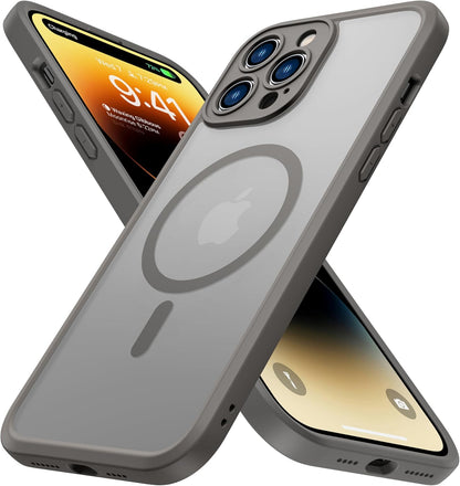 ImpactStrong Magnetic Guard Designed for iPhone 17 Air Case [Camera Protection] [Military Grade Drop Tested] [Compatible with MagSafe] Slim Translucent Matte Phone Case (6.6") - Navy Blue