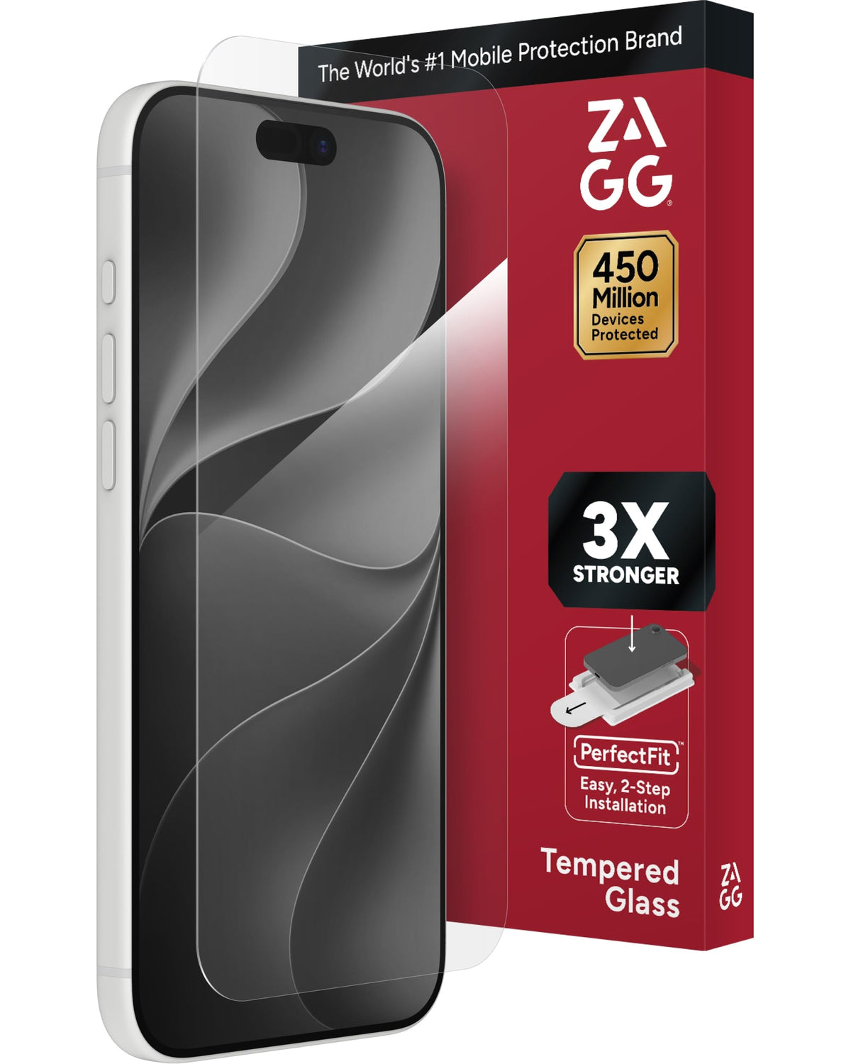 ZAGG Glass+ Screen Protector for iPhone 17