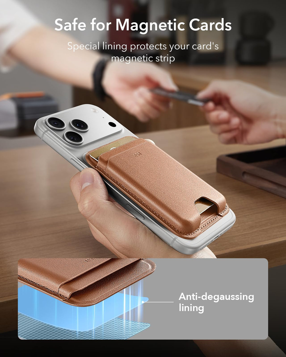 ESR for MagSafe Wallet, 5 Card Holder for Phone Case, RFID Blocking