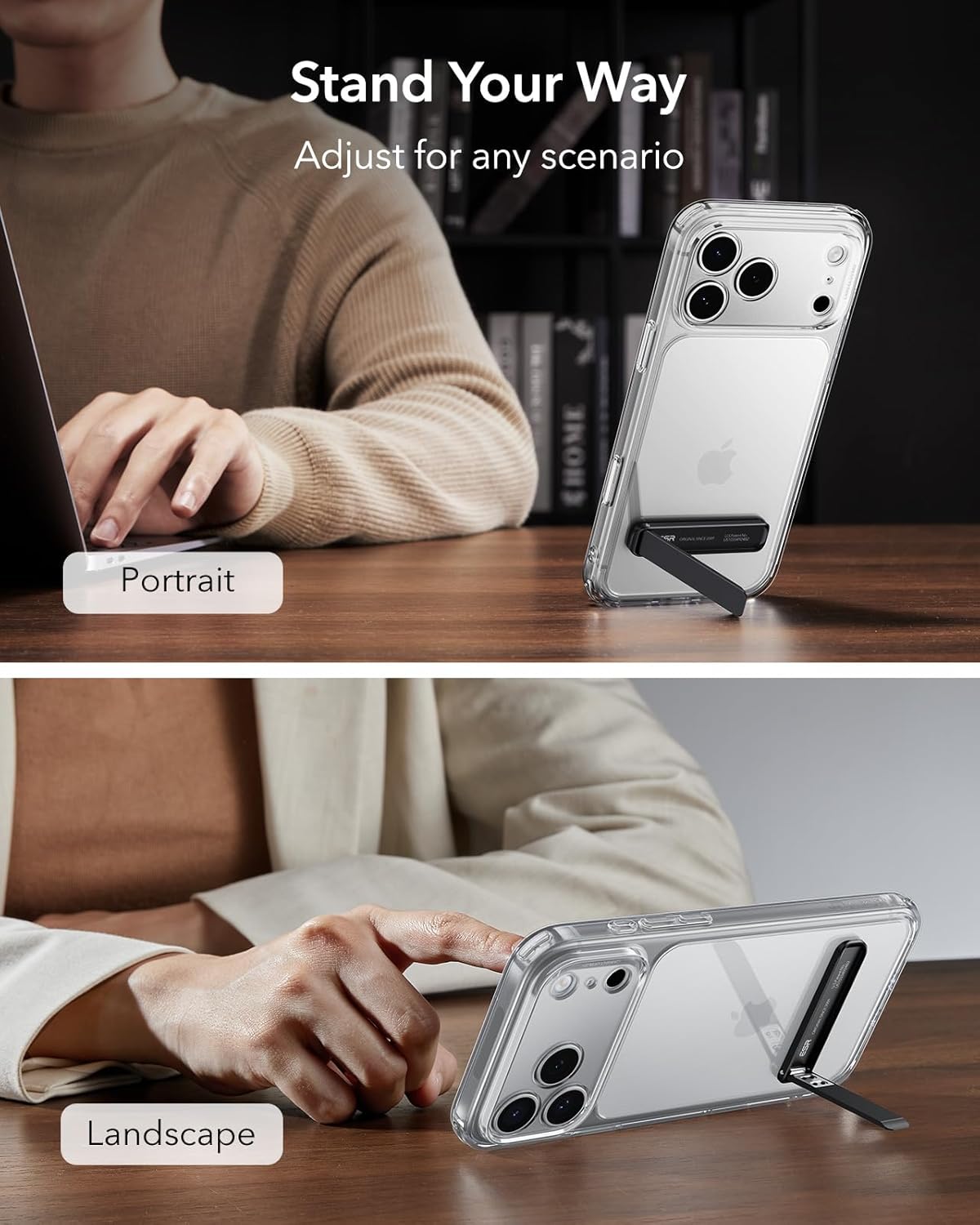 ESR Boost Phone Kickstand Compatible with iPhone 18 Pro/Pro max/Duo