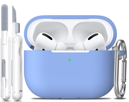 R-fun for AirPods 2nd/1st Case Silicone Cover, Banana Violet