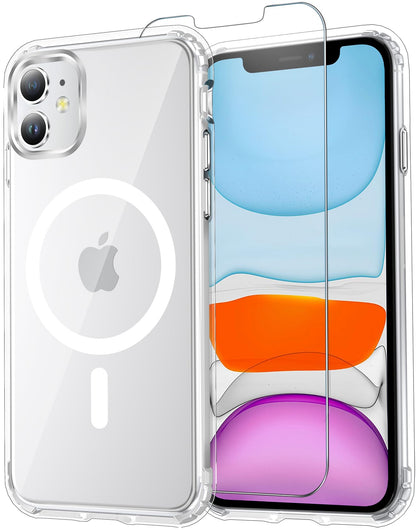 Temdan for iPhone AIR Case with Screen Protector Beige