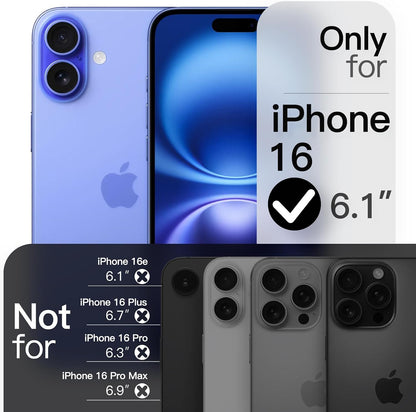 JETech Magnetic Slim Case for iPhone 18 Pro, Dark Cherry