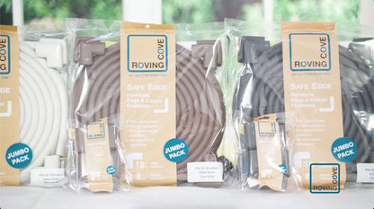 Roving Cove Baby Proof Corner Edge Protector, Small 15ft Edge 4 Corners