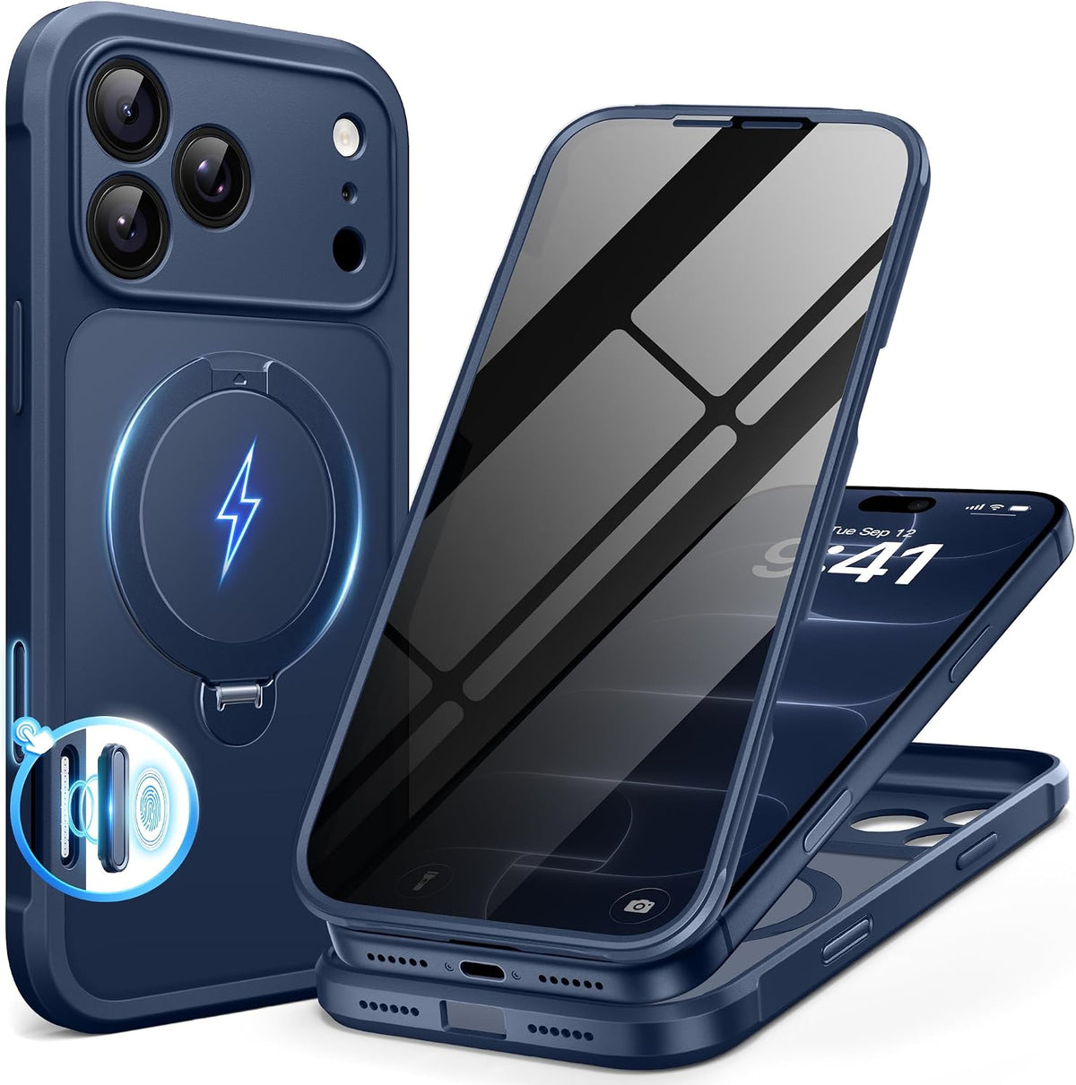 BERFY for iPhone 16 Pro Max Case, Fit for MagSafe