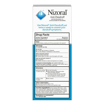 Nizoral Anti-Dandruff Shampoo with 1% Ketoconazole, Fresh Scent, 7 Fl Oz