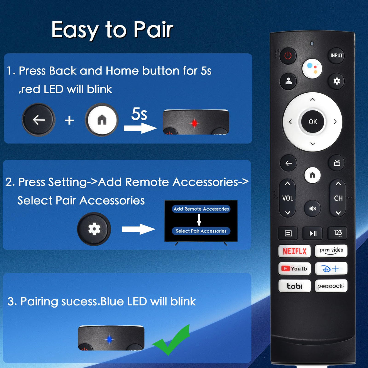 Magic Remote for 2019-2025 LG Smart TV,AI Voice & Pointer Control