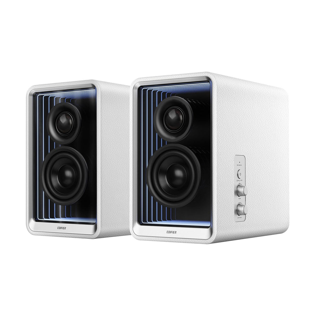 Edifier QR65 RGB Light Desktop Active Monitor, 70W RMS, Hi-Res Audio, Black