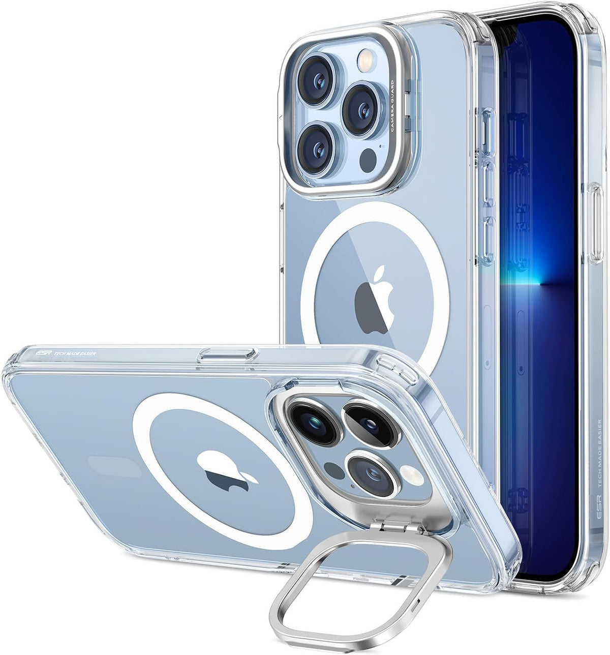 ESR Classic Hybrid for iPhone 18 Pro Max/17 Pro Max Case with Flex Stand