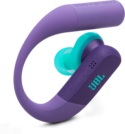 JBL Endurance Peak 4-Wireless Noise Cancelling Sport Earbuds (Purple/Teal)
