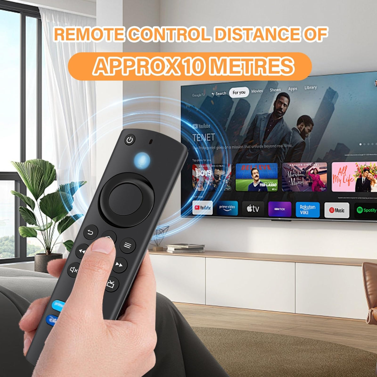 Magic Remote for LG-TV-Remote, Replacement for LG Smart TV Remote Control, AN-MR20GA Compatible Universal Remote Control with Voice, Pointer and Netflix/Prime Video Hotkeys