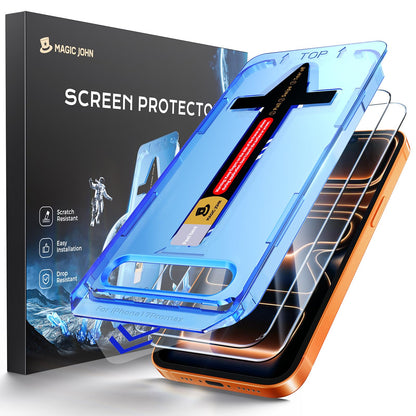MAGIC JOHN for iPhone 18 Pro Max Screen Protector Easy Installation