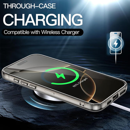 JETech Case for iPhone 16, Anti-Yellowing, Clear