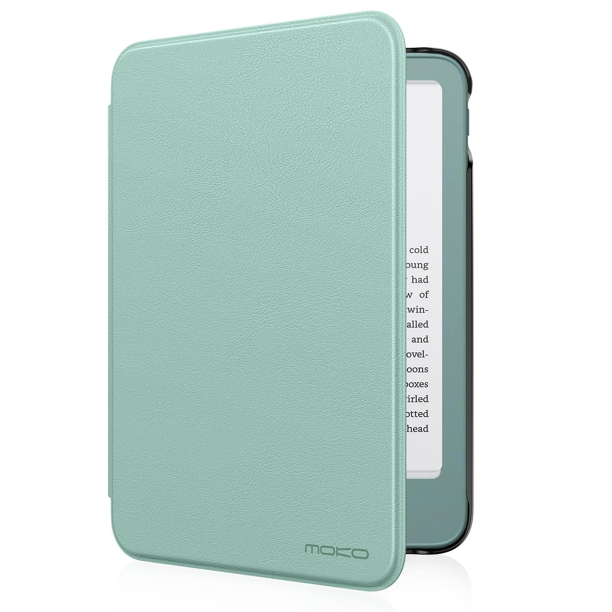 MoKo Case for 6" Amazon Kindle Basic 11th Gen 2024/2022,Blue-green