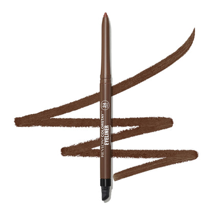 Revlon ColorStay Pencil Waterproof Eyeliner, 202 Black Brown, 0.01 oz