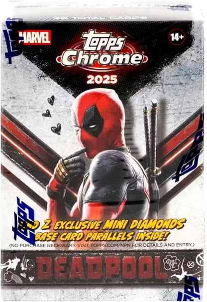 2025 Topps Chrome Marvel 'Deadpool' BLASTER box (7 pks/bx)
