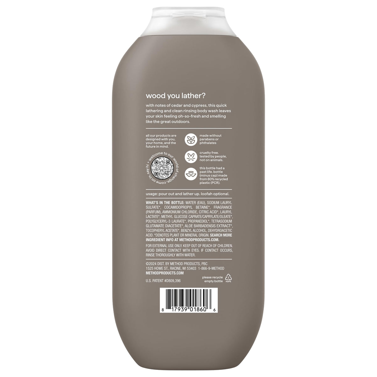 method Men’s Body Wash, Sea + Surf Scent, 28 fl oz