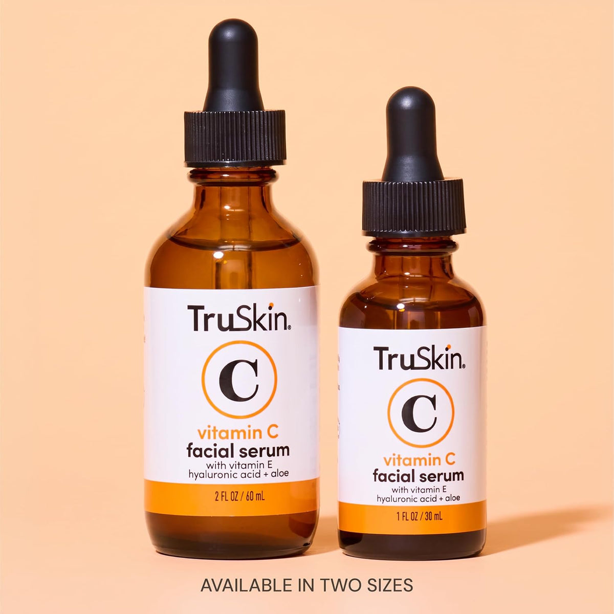 TruSkin Brightening Vitamin C Serum for Face with Hyaluronic Acid - 2 fl oz