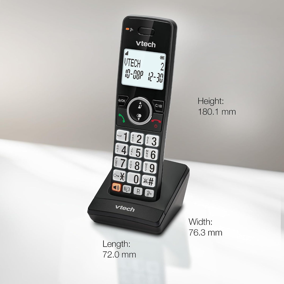 VTech EA5001 DECT Cordless Phone with Nuisance Call Blocker,Easy-to-Read Backlit Display,Landline Phone with 18 Hours Talk-time,Volume Booster,Handsfree Speakerphone,Speed Dial,2-Handset