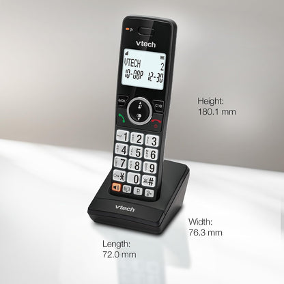 VTech EA5001 DECT Cordless Phone with Nuisance Call Blocker,Easy-to-Read Backlit Display,Landline Phone with 18 Hours Talk-time,Volume Booster,Handsfree Speakerphone,Speed Dial,2-Handset