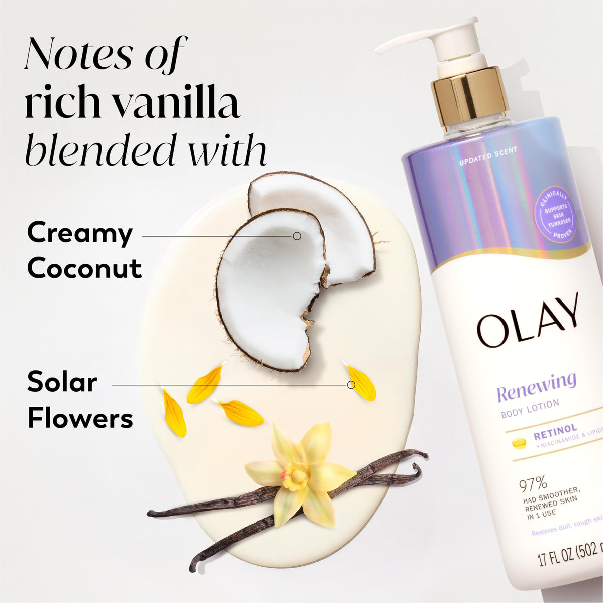 Olay Super Serum Hand & Body Lotion, Luminous & Resilient Skin, 17 fl oz