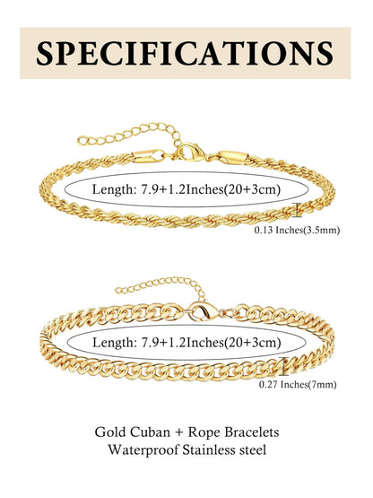 Mens Bracelet for Men, Waterproof Bracelet for Men Jewelry
