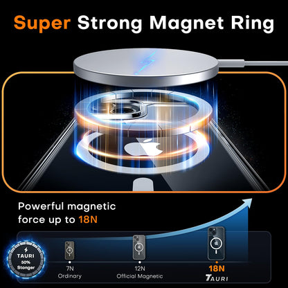 TAURI for iPhone 16 Pro Case, Compatible with MagSafe, Clear