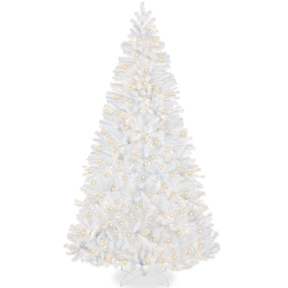 Best Choice Products 6ft Artificial Christmas Tree with LED Twinkling Lights, Pre-Lit Spruce Realistic Holiday Xmas Décor, 250 Lights, 798 Tips