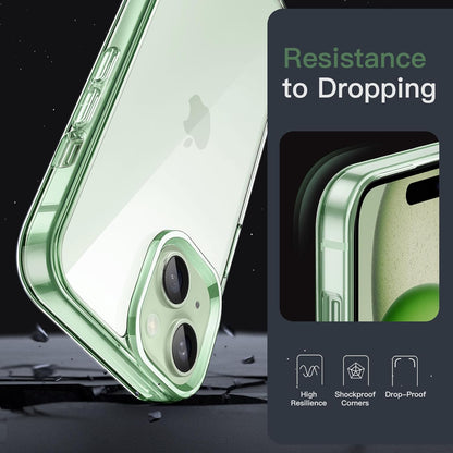 JETech Case for iPhone 15, Anti-Yellowing, Green