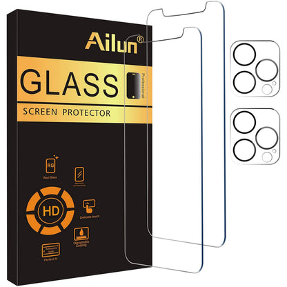 Ailun Screen Protector + Camera Lens Protector for iPhone 16 Pro Max
