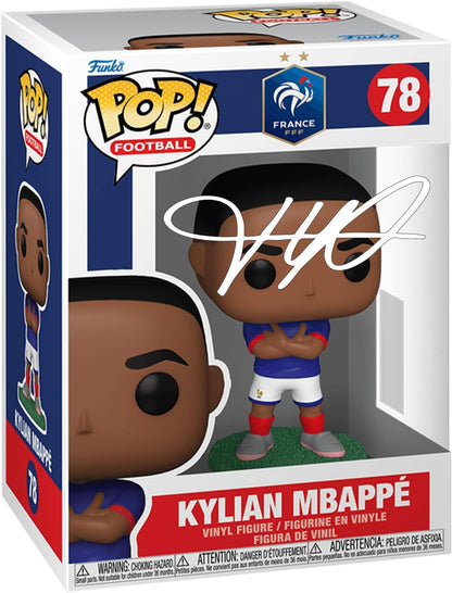 Kylian Mbappe #78 Funko POP! Figurine, France, Facsimile Signed