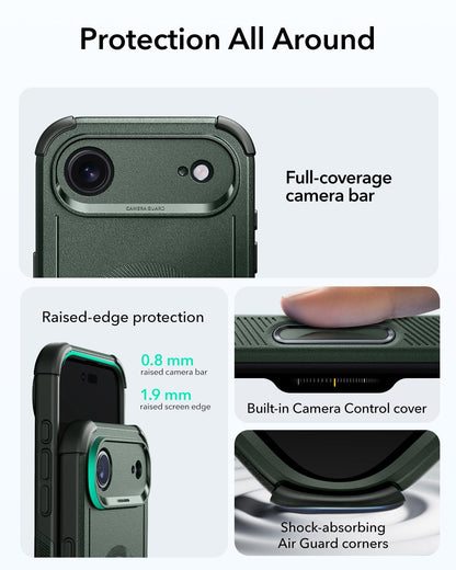 ESR Cyber Tough for iPhone 18 Pro Max/17 Pro Max Case, Black
