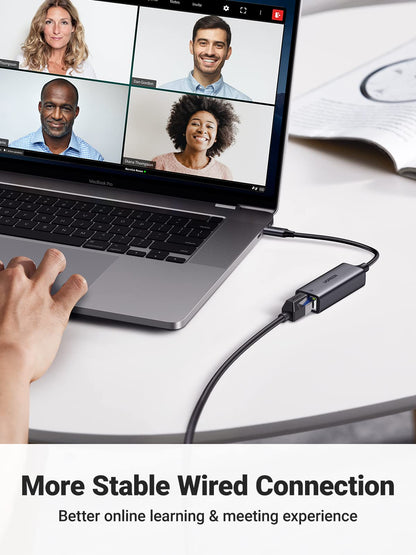 UGREEN USB C to Ethernet Adapter, Plug and Play 1Gbps Aluminum Adapter