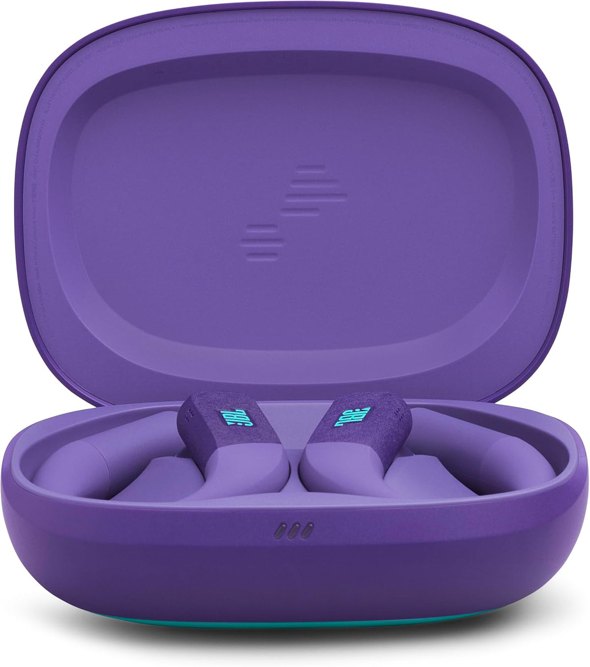 JBL Endurance Peak 4-Wireless Noise Cancelling Sport Earbuds (Purple/Teal)