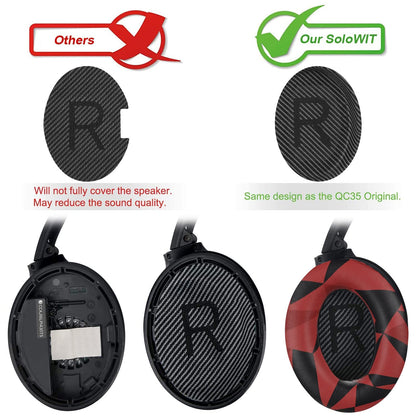 Earpads for Bose QC35 & QC35 ii - Black