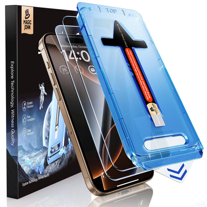 MAGIC JOHN for iPhone 18 Pro Max Screen Protector Easy Installation