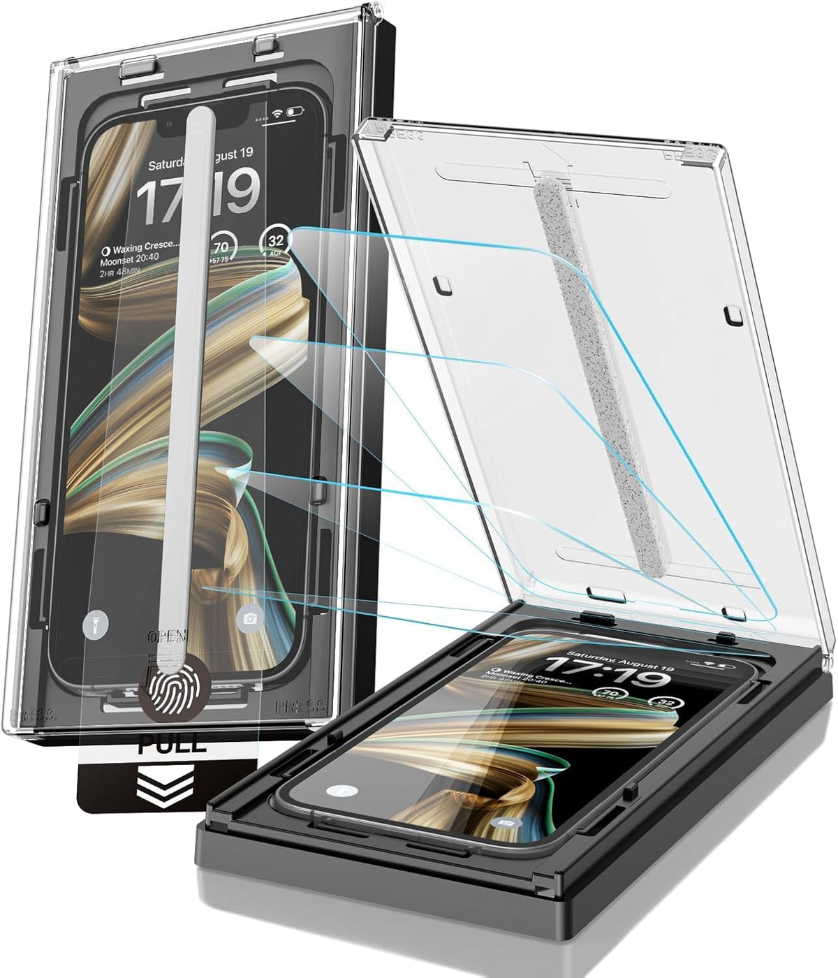 EZ-GLAZ-4 Pack for iPhone 17 Pro Max Privacy Screen Protector (6.9")